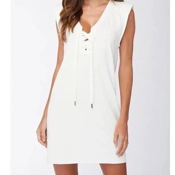 SUNDAYS Rachelle Dress in Coconut Milk‎ Off-White Size 2 US Medium Casual Summer - Picture 1 of 6